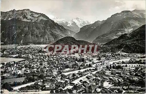 Cartes postales moderne Interlaken und Unterseen