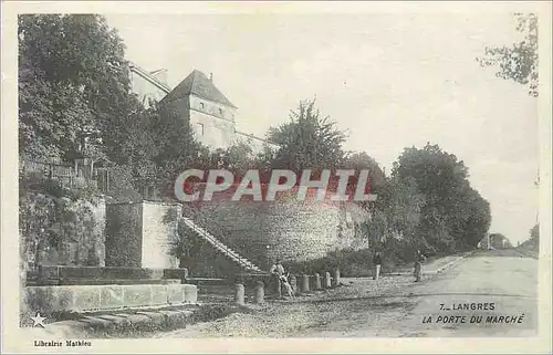 Cartes postales Langres La Porte du Marche