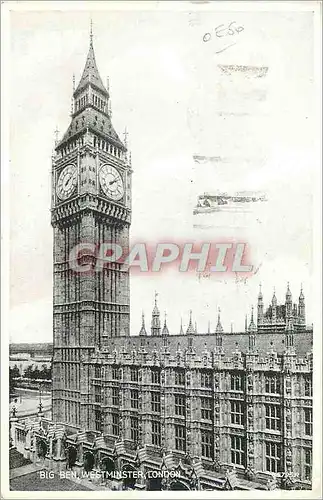 Cartes postales Big Ben Westminster London