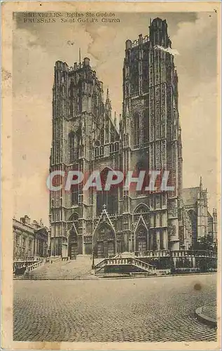 Cartes postales Bruxelles Eglise de Ste Gudule