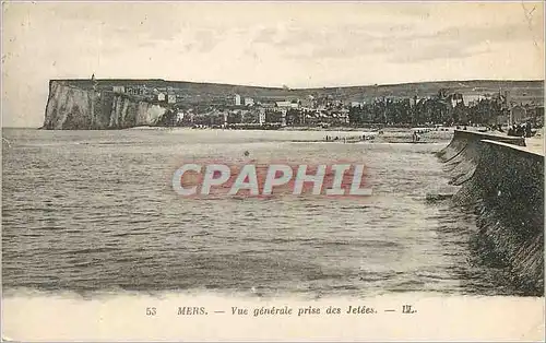 Cartes postales Mers Vue generale prise des Jetees