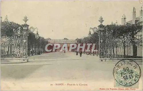 Cartes postales Nancy Place de la Carriere