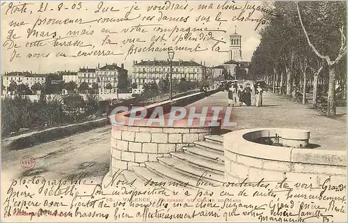 Cartes postales Valence Terrasse du champ de Mars