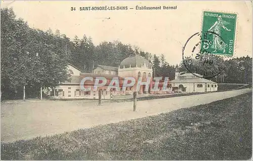 Cartes postales Saint Honorre les Bains Establissement thermal