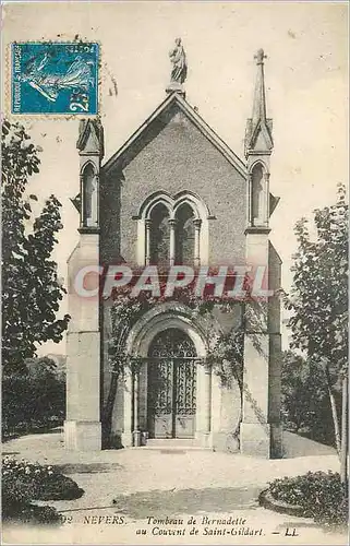 Cartes postales Nevers Tombeau de Bernadette au Couvent de Saint Gildari