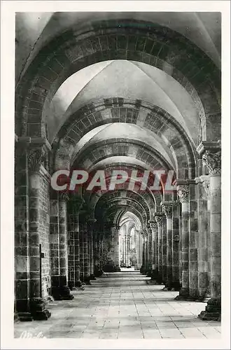 Cartes postales moderne Vezelay Yonne La Nef laterale Nord