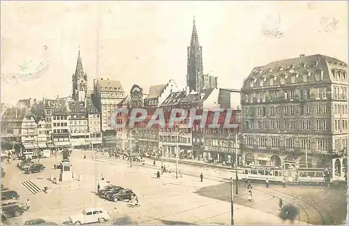 Cartes postales moderne Strasbourg Bas Rhin La Place Kleber Tramway