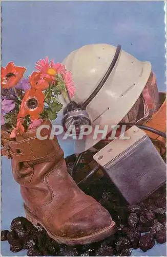 Cartes postales moderne Bottes Casque