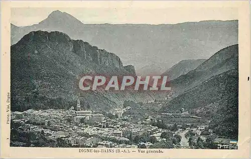 Cartes postales Digne les Bains B A Vue generale