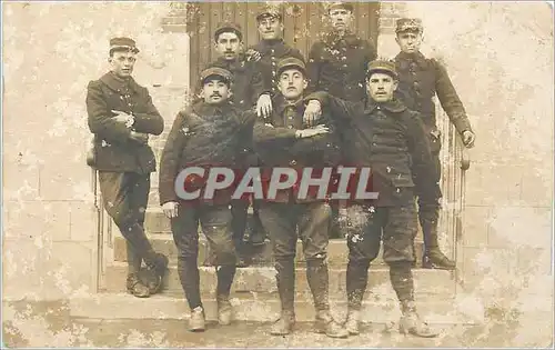 CARTE PHOTO Hommes Militaria