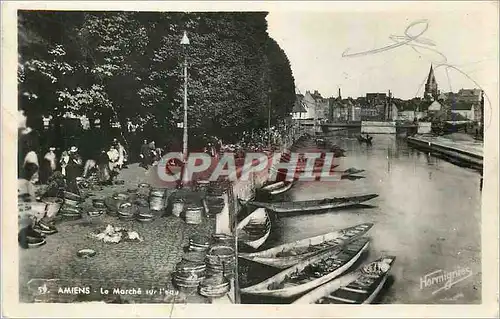 Cartes postales moderne Amiens Le Marche sur l eau