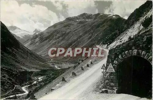 Cartes postales moderne Fleula Pass mit Blick auf Piz Vadrett