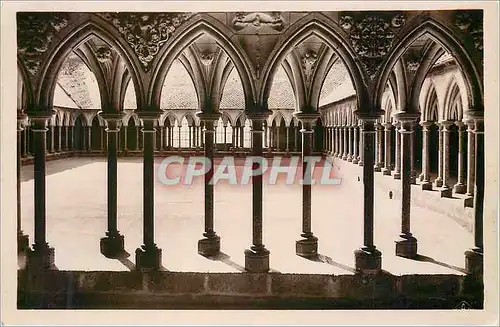 Cartes postales moderne Mont St Michel l'Abbaye le Cloitre