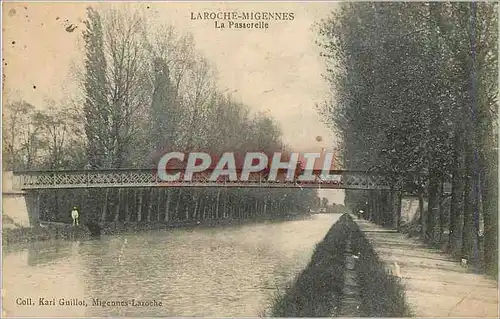 Cartes postales La Roche Migennes La Passerelle