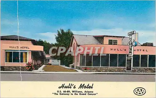 Cartes postales moderne Arizona Hull's Motel The Gateway to the Grand Canyon