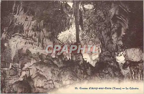 Cartes postales Grottes d'Arcy sur Cure (Yonne) Le Calvaire