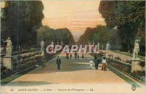 Cartes postales Saint Cloud Le Parc Parterre de l'Orangerie