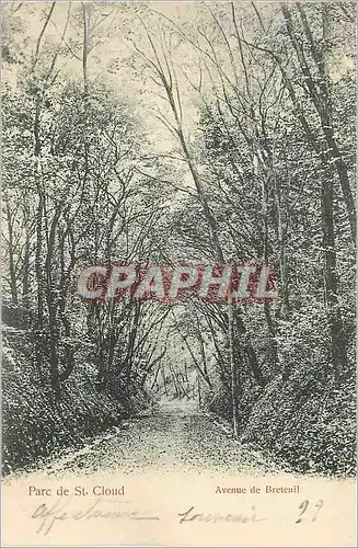 Cartes postales Saint Cloud Le Parc Avenue de Breteuil