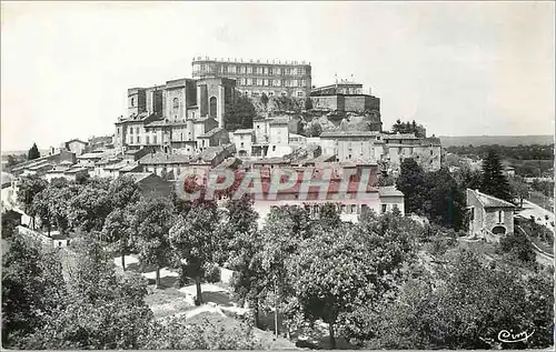 Cartes postales moderne Grignan (Drome) Vue generale et le Chateau