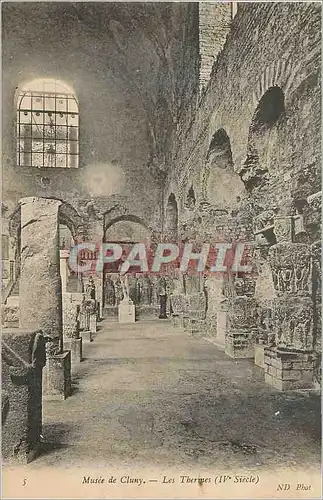 Cartes postales Musee de Cluny Les Thermes (IVe Siecle)