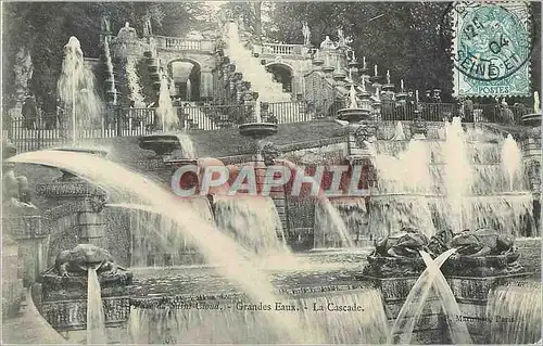 Cartes postales Parc de Saint Cloud Grandes Eaux La Cascade