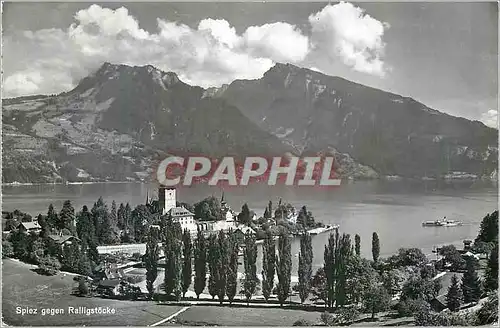 Cartes postales moderne Spiez gegen Ralligstocke