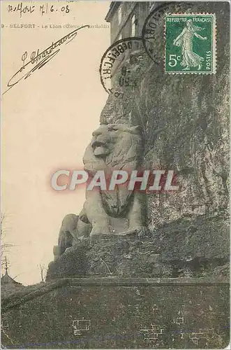 Cartes postales Belfort Le Lion