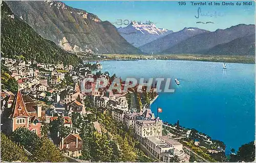 Cartes postales Territet et les Dents du Midi