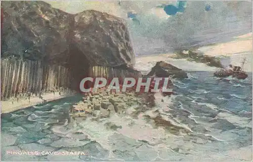 Cartes postales Fingalls Cave at Staffa Bateau