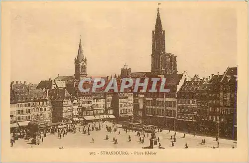 Cartes postales Strasbourg Place Kleber