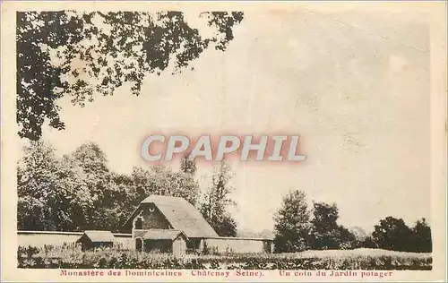 Cartes postales Monastere des Dominicaines Chatenay Seine Un coin du Jardin potager