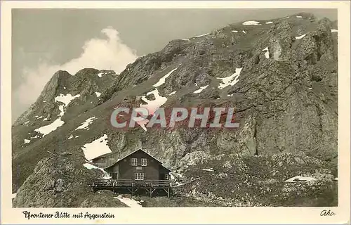 Cartes postales moderne Pfrontener Hutte 1800 m mit Aggenstein 1987 m