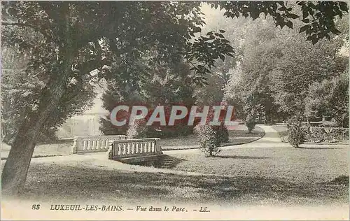 Cartes postales Luxeuil les Bains Vue dans le Parc