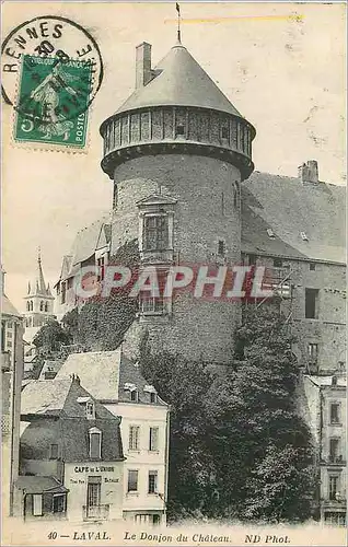 Cartes postales Laval Le Donjon du Chateau