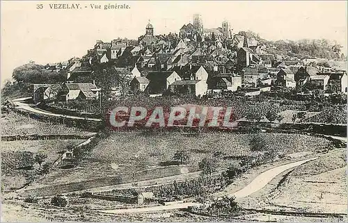 Cartes postales Vezelay Vue Generale