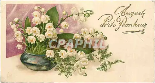 Cartes postales Muguet Porte Bonheur