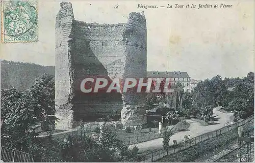 Cartes postales Perigueux La Tour et les Jardins de Vesone