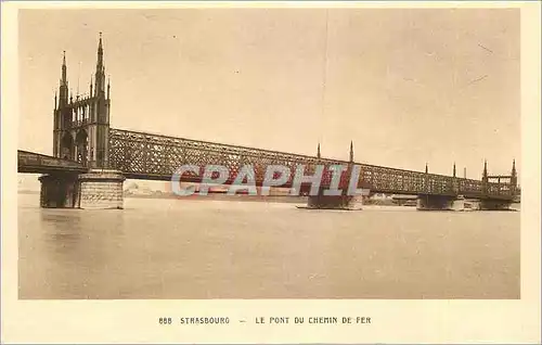 Cartes postales Strasbourg Le Pont du Chemin de Fer