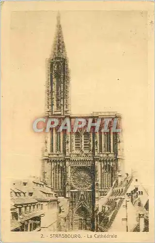 Cartes postales Strasbourg La Cathedrale