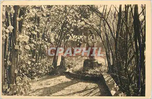 Cartes postales Paray le Monial (Saone et Loire) La Douce France Jardin du Monastere de la Visitation