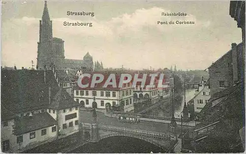 Cartes postales Strasbourg Pont du Corbeau