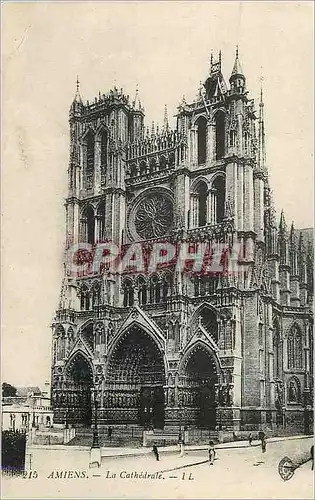 Cartes postales Amiens la cathedrale