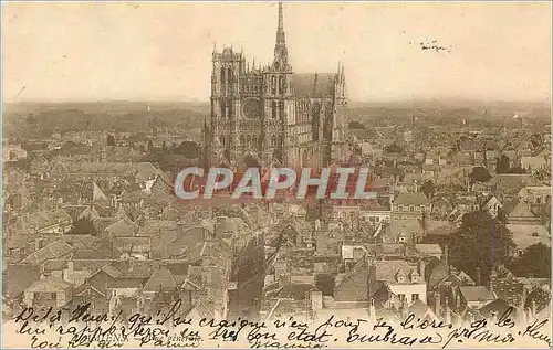 Cartes postales Amiens vue generale