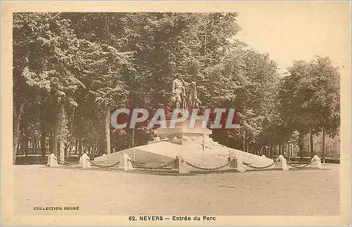 Cartes postales Nevers entree du parc