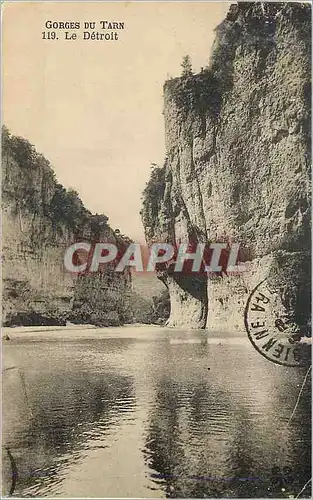 Cartes postales Gorges du tarn 119 le detroit