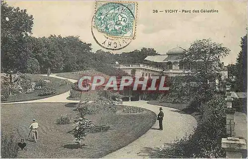 Cartes postales Vichy parc des celestins