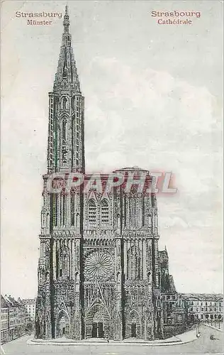 Cartes postales Strasbourg cathedrale