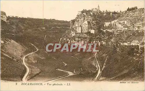 Cartes postales Rocamadour Vue Generale