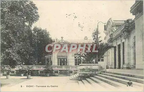 Cartes postales Vichy Terrasse du Casino