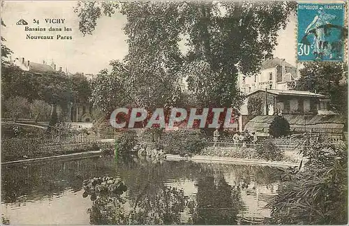 Cartes postales Vichy Bassins dans les Nouveaux Parcs